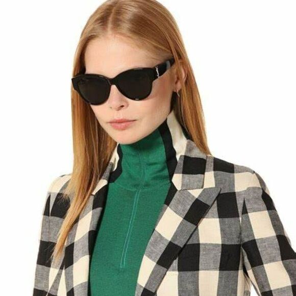 Saint Laurent Women Sunglasses Black Grey Square SLM3 002 BRAND NEW main image 8